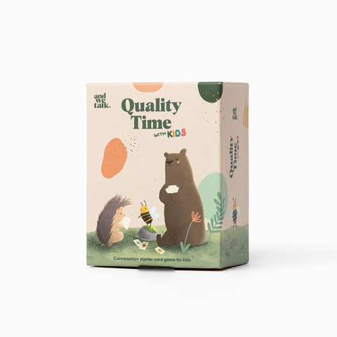 Quality Time Kids card game box for children